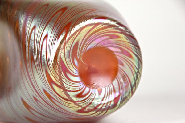 Iridescent Glass Vase Phenomen Rosa from Loetz Witwe, Bohemia, 1902-TQA-1322377