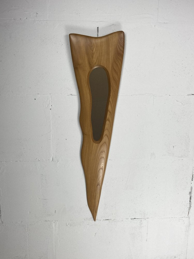 Irish Freeform Elm Mirror by Sheamus Malone, 2001