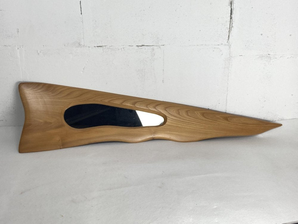 Irish Freeform Elm Mirror by Sheamus Malone, 2001