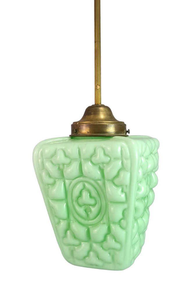 Irish Opaline Glass Lamp