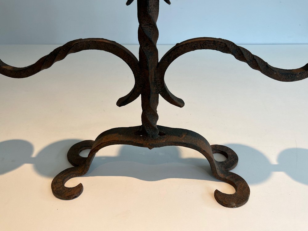 Iron 5-Arm Candleholder, 1950s