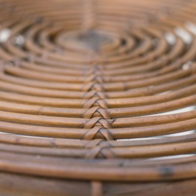 Iron and Bamboo Coffee Table, 1960s-NZV-1794625