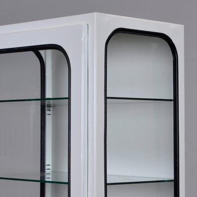 Iron and Glass Medical Cabinet, 1970s-IW-1766316