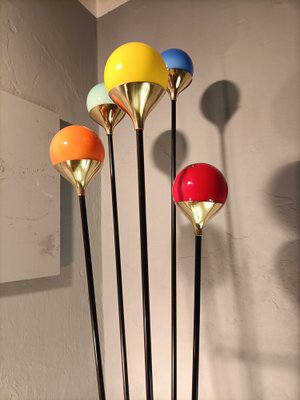 Iron, Brass & Marble Alberello Floor Lamp from Stilnovo-OHK-1133773