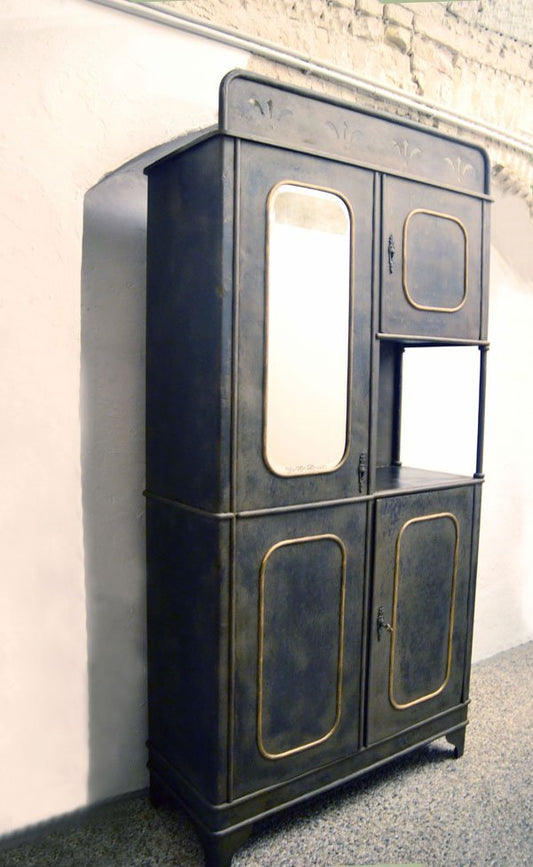 Iron Cabinet by Carlo Crespi Parabiago for Carlo Crespi Parabiago, 1940s