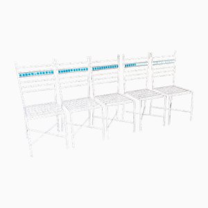 Iron Chairs, Set of 5-GZF-2021089