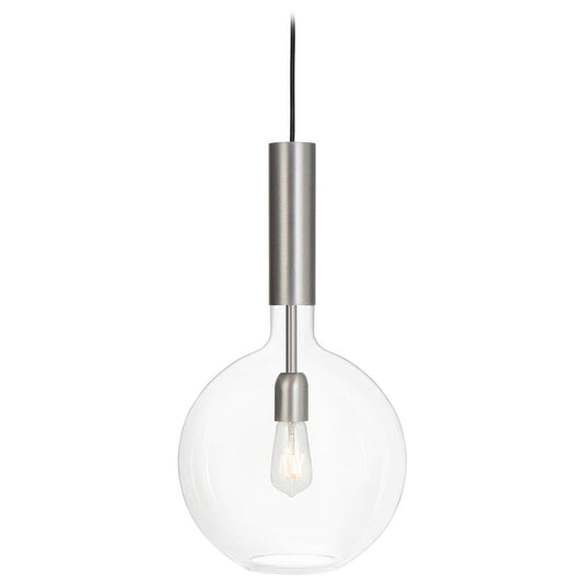 Iron & Clear Glass Rosdala Ceiling Lamp by Sabina Grubbeson for Konsthantverk