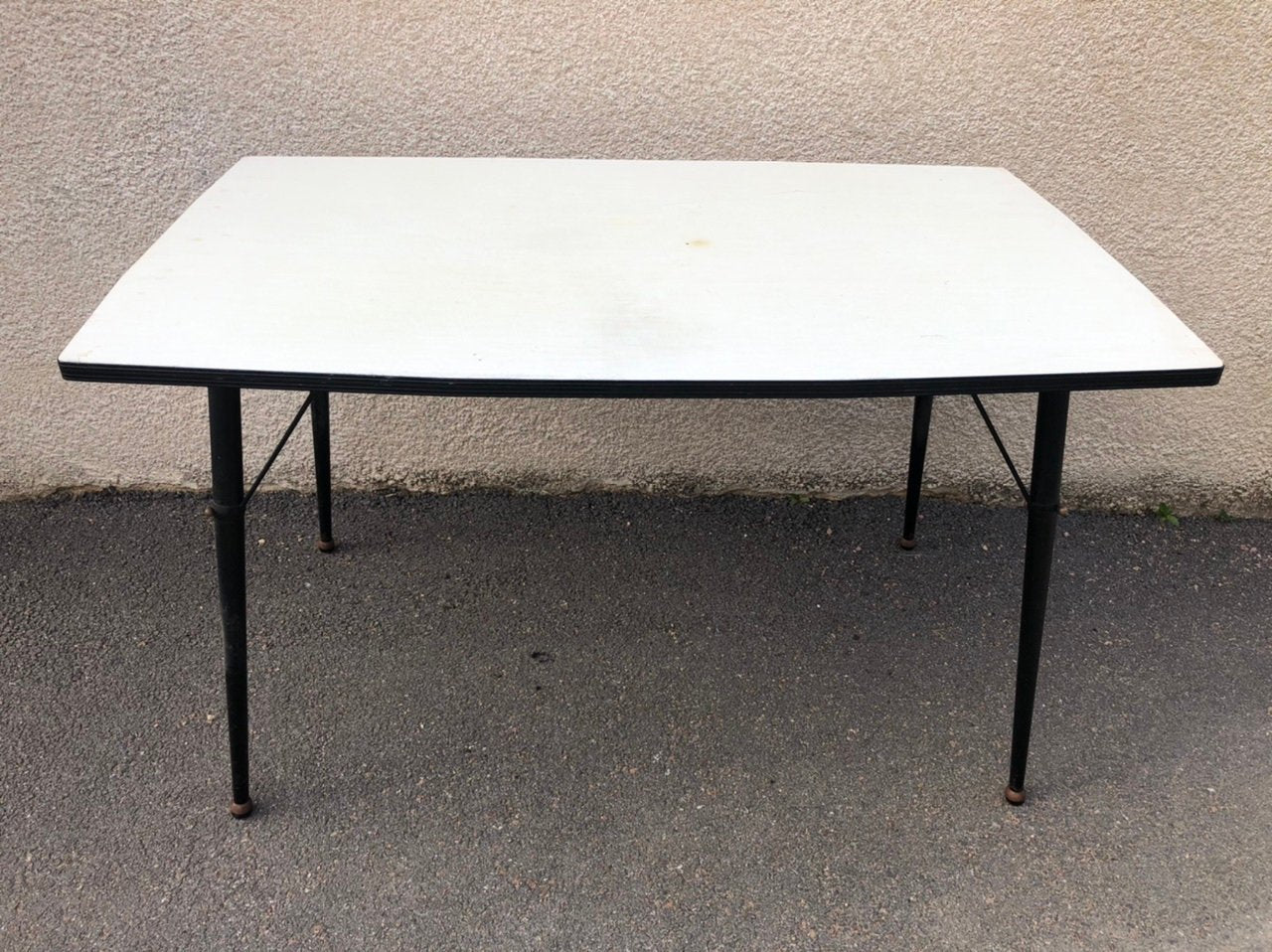 Iron & Formica Dining Table, 1950s