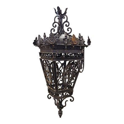 Iron Lanterns, Set of 2-BEW-1803097