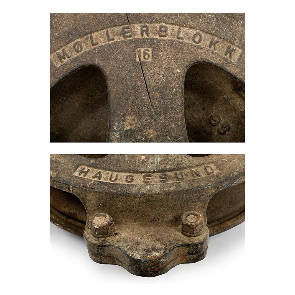 Iron Mollerblokk Boat Pulley