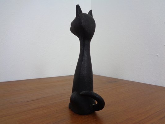 Iron Paper Weight Black Cat, 1960s-RDW-1059152