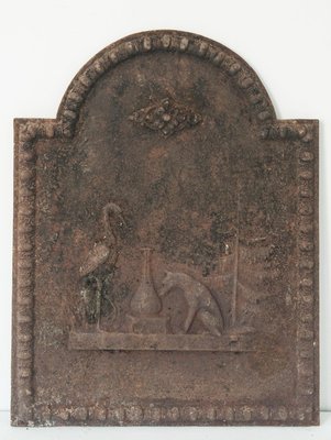 Iron Plaque of The Fox and the Stork-AOI-2042680