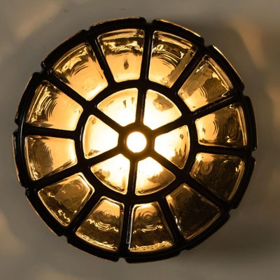 Iron Round Limburg Flush Mount, 1970s-VDW-1704088