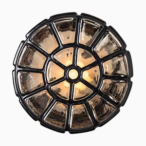 Iron Round Limburg Flush Mount, 1970s-VDW-1704088