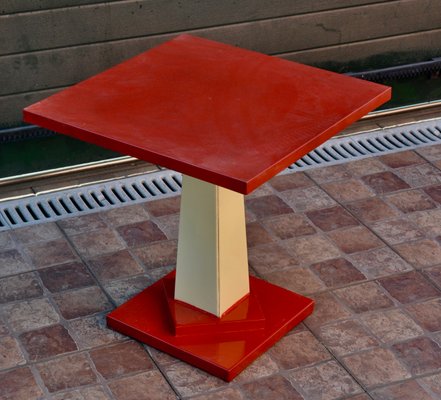 Iron & Sheet Metal Side Table, 1960s-ROJ-876068