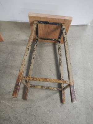 Iron Stools, 1950s, Set of 2-WWQ-1080021