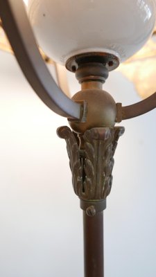 Iron Table Lamp with Crystal Top, Germany, 1930s-KK-1014744