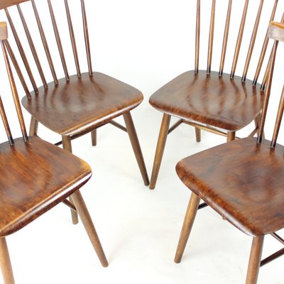 Ironica Chairs from Ton, Czechoslovakia, 1960s, Set of 4-UL-1742129