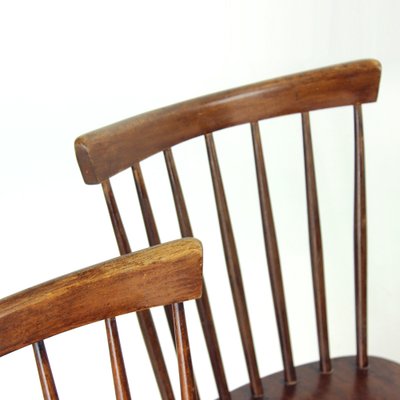 Ironica Chairs from Ton, Czechoslovakia, 1960s, Set of 4-UL-1742129