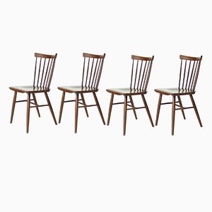 Ironica Chairs from Ton, Czechoslovakia, 1960s, Set of 4-UL-1742129