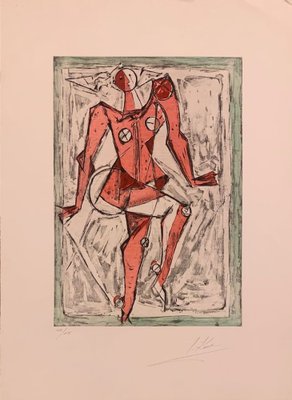 Isaac Kahn, Dancer, Etching and Aquatint-KHH-1244681