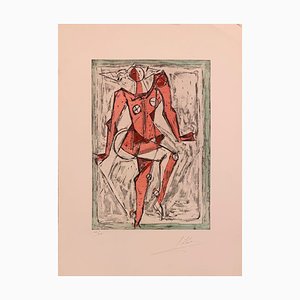 Isaac Kahn, Dancer, Etching and Aquatint-KHH-1244681