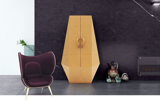 Isis and Osiris Cabinet by Alma De Luce