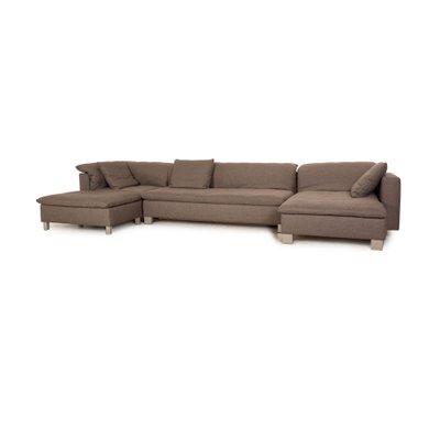 Isla Corner Sofa with Recamiere in Gray Fabric from Signet-RQW-1748525