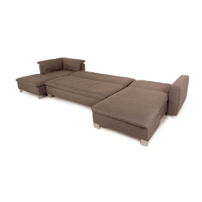 Isla Corner Sofa with Recamiere in Gray Fabric from Signet-RQW-1748525