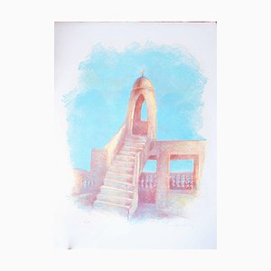 Islamic Tower - Original Lithograph by Gustavo Francalancia - 1970s 1970s-ZCI-758784