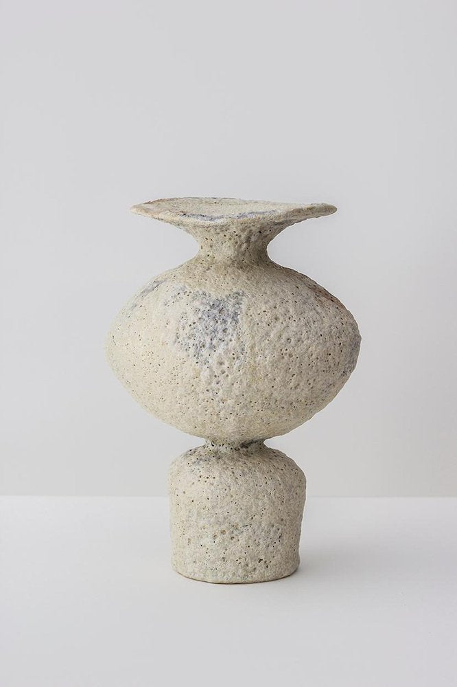 Isolated Glaze Stoneware Vase by Raquel Vidal and Pedro Paz