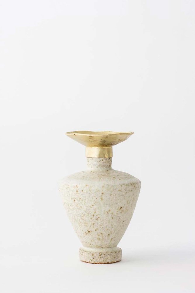 Isolated n.6 Stoneware Vase by Raquel Vidal and Pedro Paz