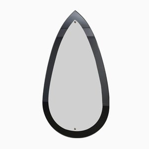 Itailan Wall Drop Mirror with Gray Mirrored Glass, 1970s-ZST-1415151