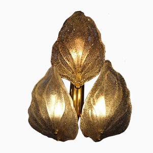 Italian 24 kt Gold-Plated Wall Light from Novaresi, 1970s-EZZ-704568