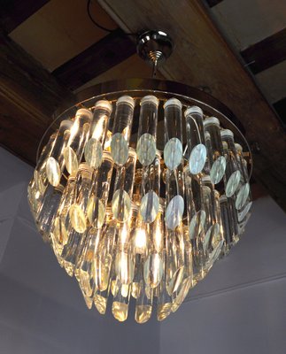 Italian 3 Tiers Glass Chandelier from Venini, 1970-EJE-1174563