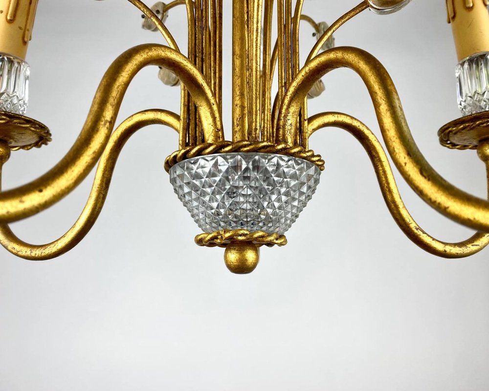 Italian 5-Arm Chandelier by Banci Firenze, 1970s