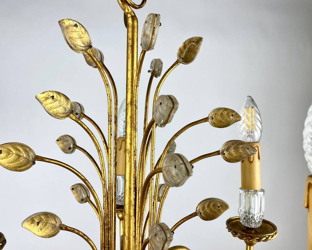 Italian 5-Arm Chandelier by Banci Firenze, 1970s