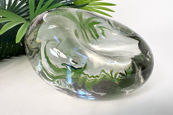 Italian Abstract Murano Glass Art Object or Table Sculpture by Alfredo Barbini, 1960s-JP-1821278