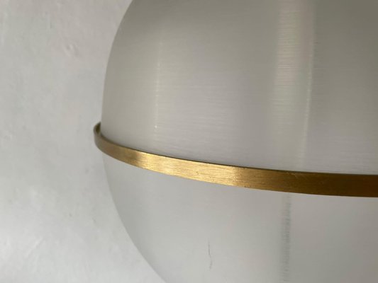 Italian Acrylic and Gold Metal Ball Design Ceiling Lamp, 1970s-RDS-1147842