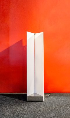 Italian Acrylic and Steel Floor Lamp, 1960s-VCV-1229068