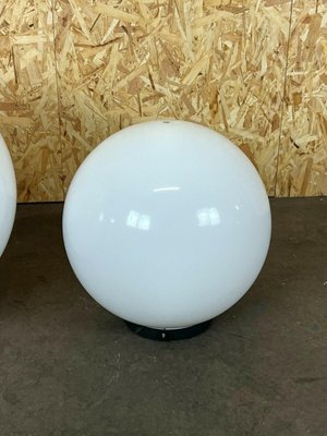 Italian Acrylic Ball Floor Lamp, 1960s, Set of 2-EJL-1116069