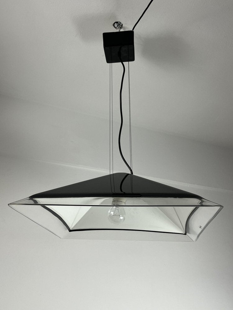 Italian Acrylic Glass Ceiling Lamp from iGuzzini, 1970s