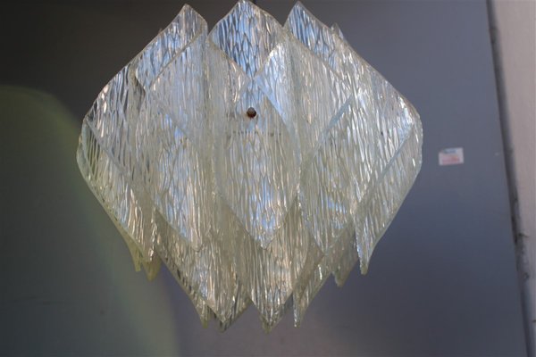 Italian Acrylic Glass Ceiling Light, 1970s-EH-1757026