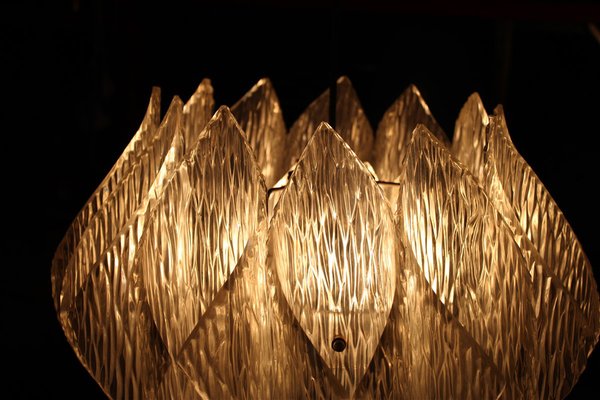 Italian Acrylic Glass Ceiling Light, 1970s-EH-1757026