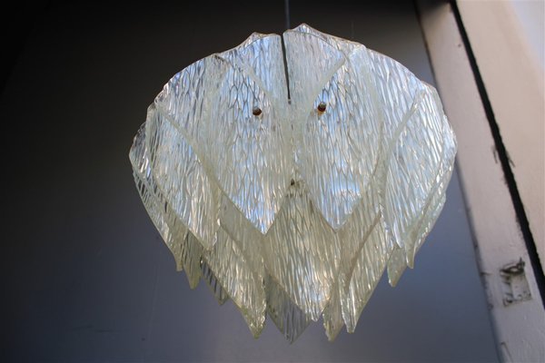 Italian Acrylic Glass Ceiling Light, 1970s-EH-1757026