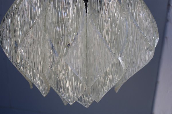 Italian Acrylic Glass Ceiling Light, 1970s-EH-1757026