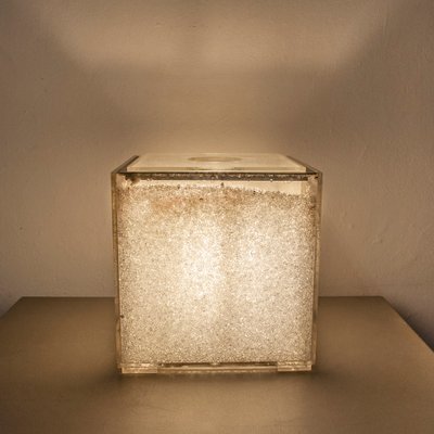 Italian Acrylic Glass Table Lamp by Giorgetti e Sorgato for Studio SG, 1970s-VCV-581306