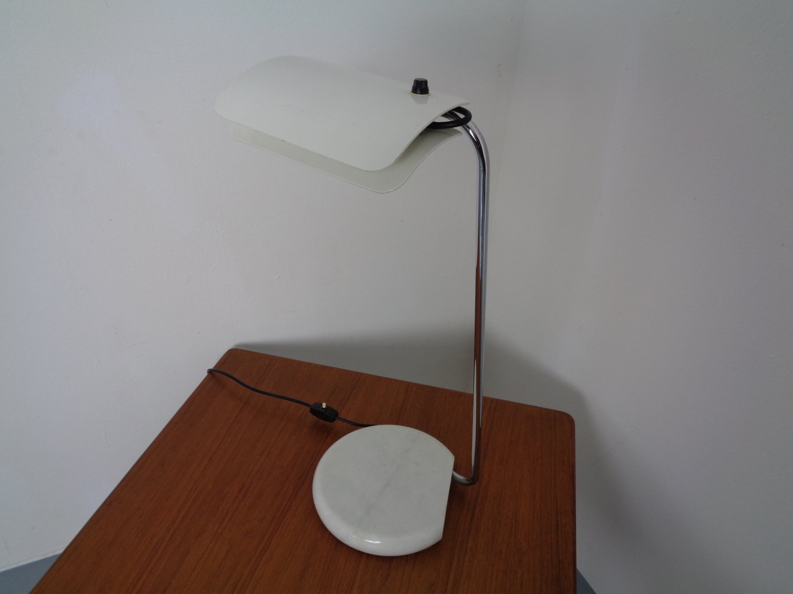 Italian Adjustable and Dimmable Tegola Desk Lamp by Bruno Gecchelin for Skipper & Pollux, 1960s