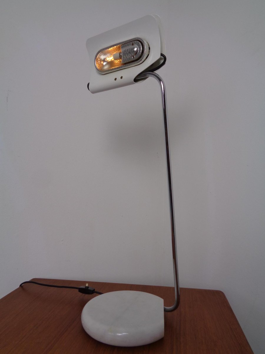 Italian Adjustable and Dimmable Tegola Desk Lamp by Bruno Gecchelin for Skipper & Pollux, 1960s