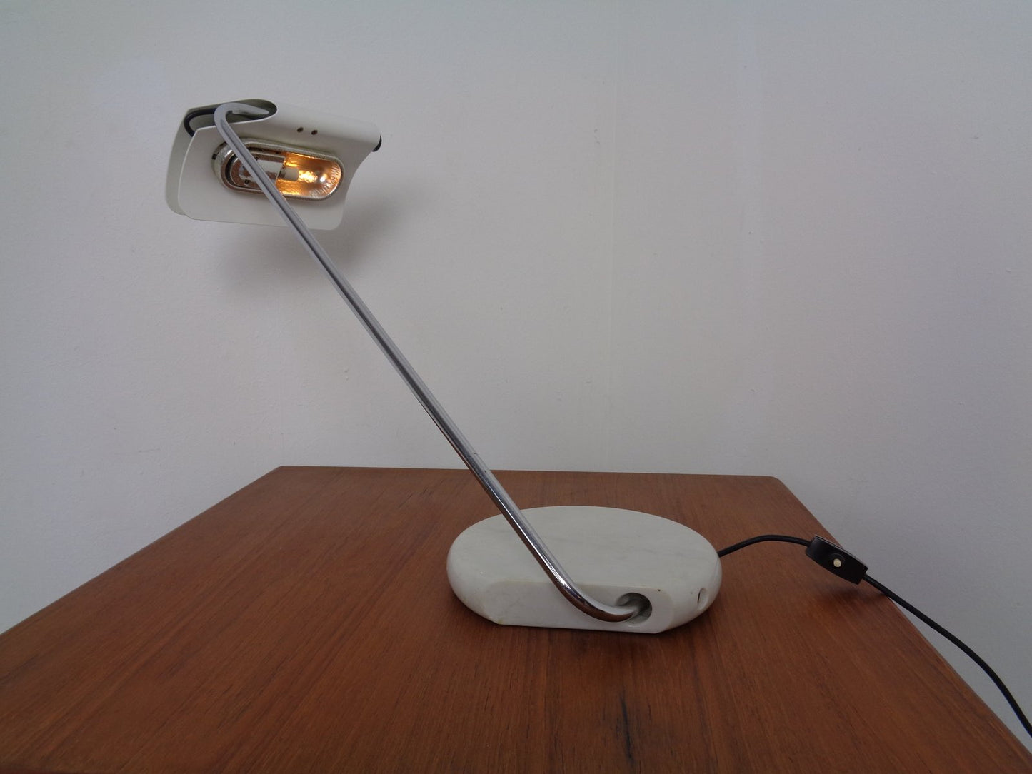 Italian Adjustable and Dimmable Tegola Desk Lamp by Bruno Gecchelin for Skipper & Pollux, 1960s